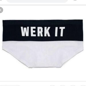 RARE New w/Tag Victoria's Secret Pink 'Werk It' Yoga Panty Bottoms Small